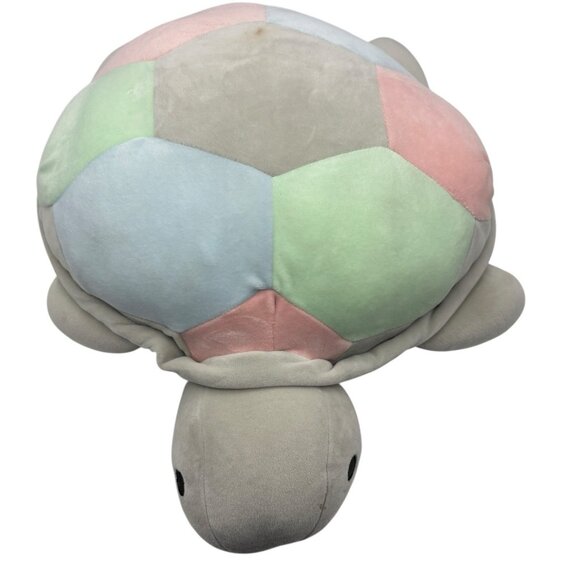 Miniso Plush Turtle Stuffed Animal Pastel Blue Pink Gray Baby Toy Cute W/Tag - Picture 3 of 12